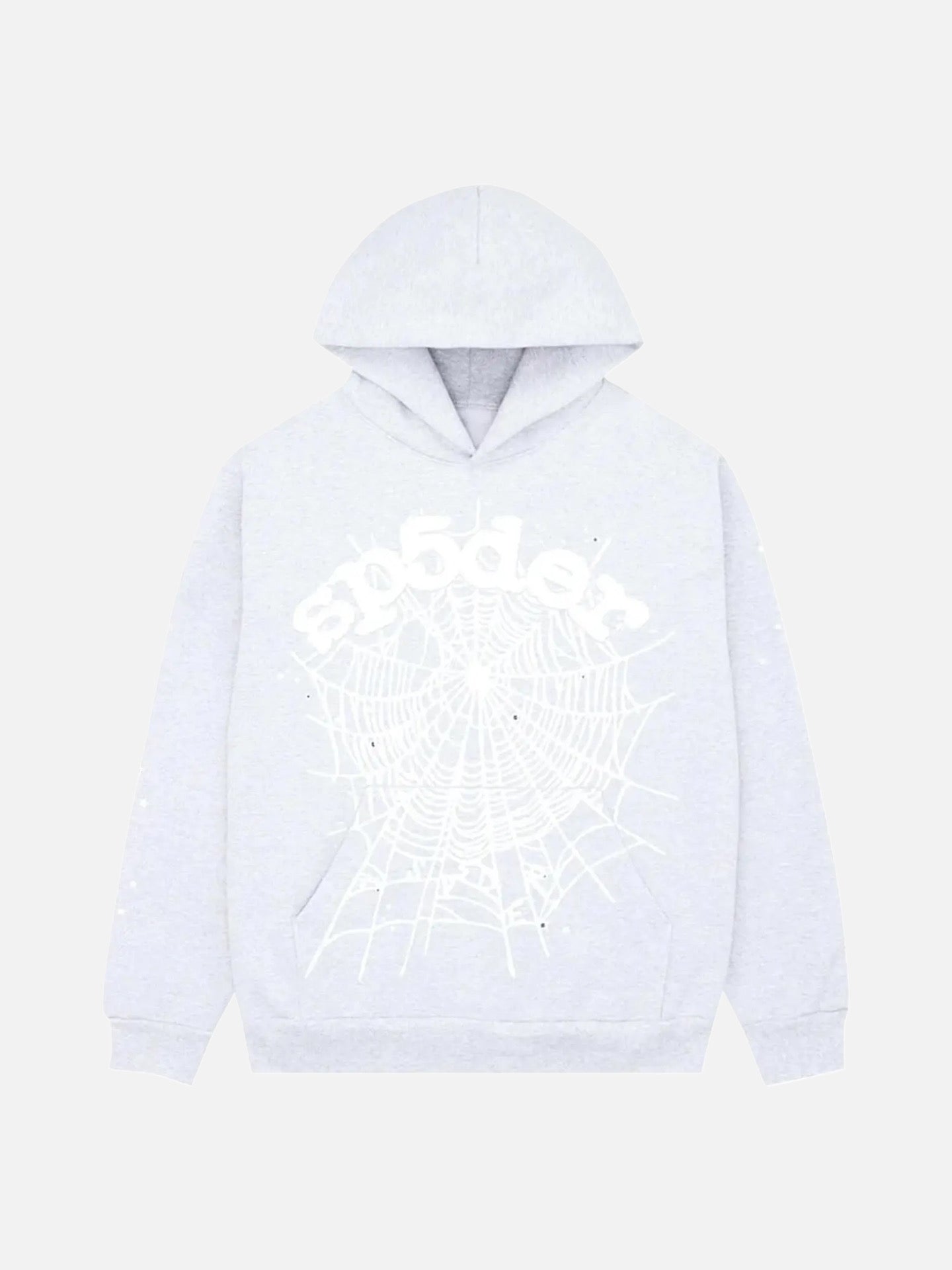 Sp5der OG Web Hoodie Heather Grey
