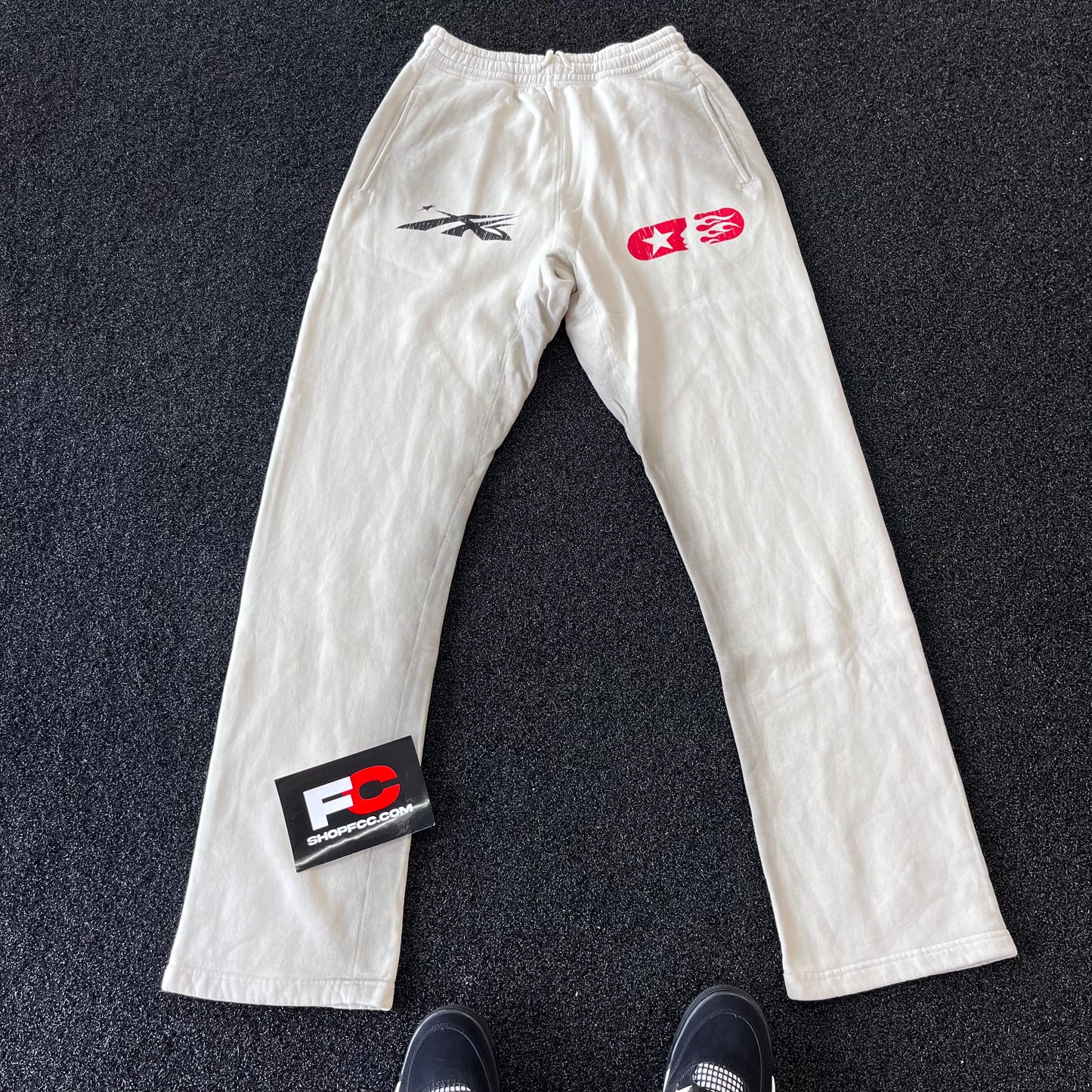 HELLSTAR SPORT SWEATPANTS WHITE