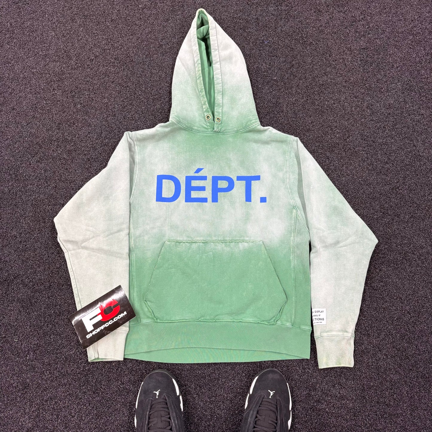 GALLERY DEPT GALERIE DEPT REVERSIBLE HOODIE GREEN