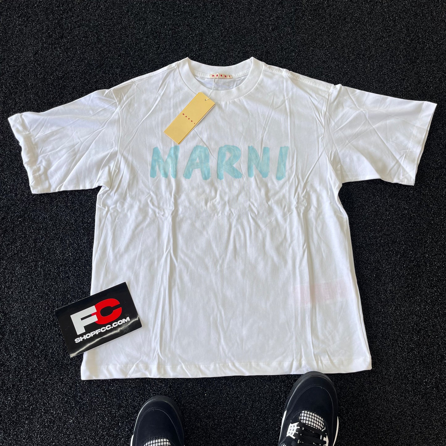 MARNI TEE TEAL WHITE