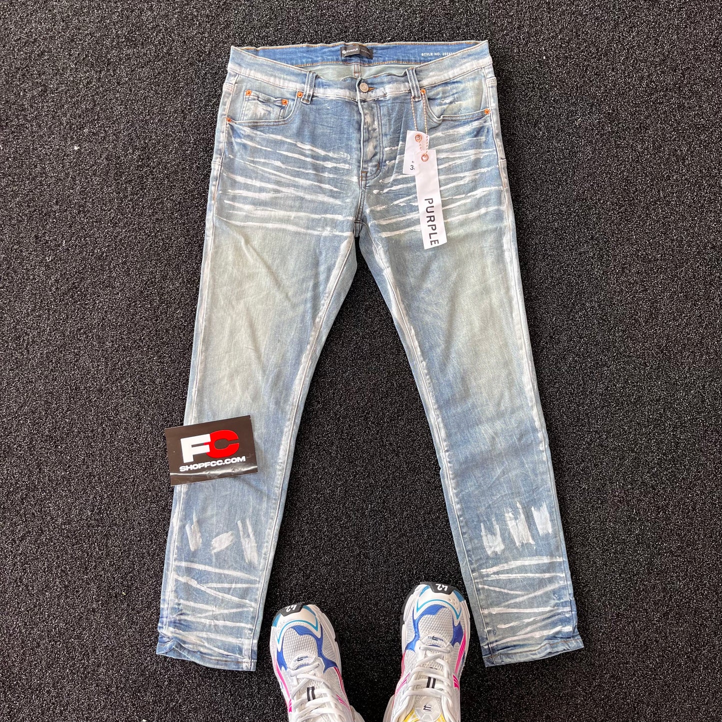 PURPLE BRAND LIGHT JEANS #1