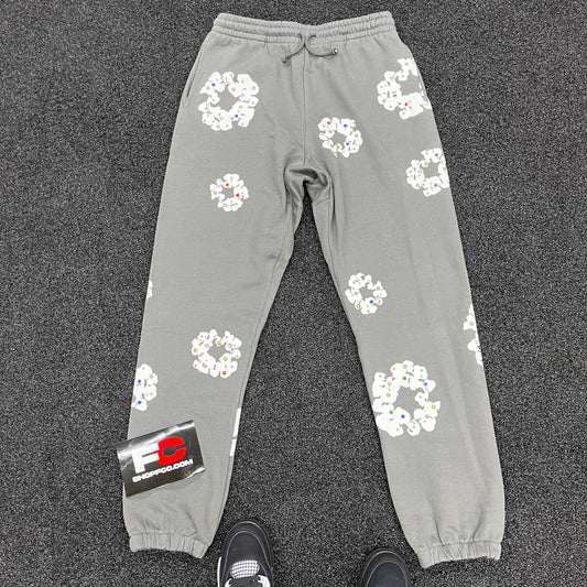 DENIM TEARS SWEATPANTS RHINESTONE GREY