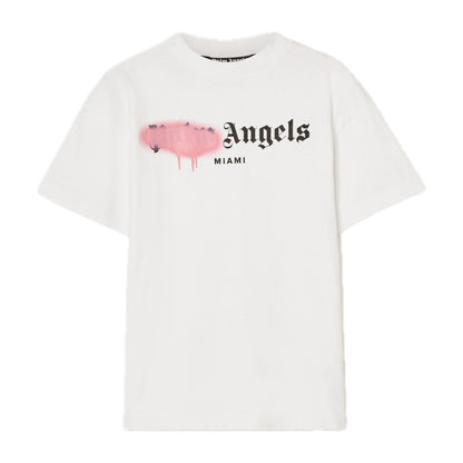 PALM ANGELS TEE SPRAY PAINT PINK