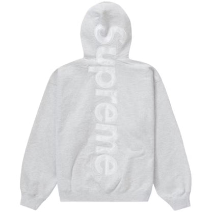 SUPREME HOODIE LIGHT GREY