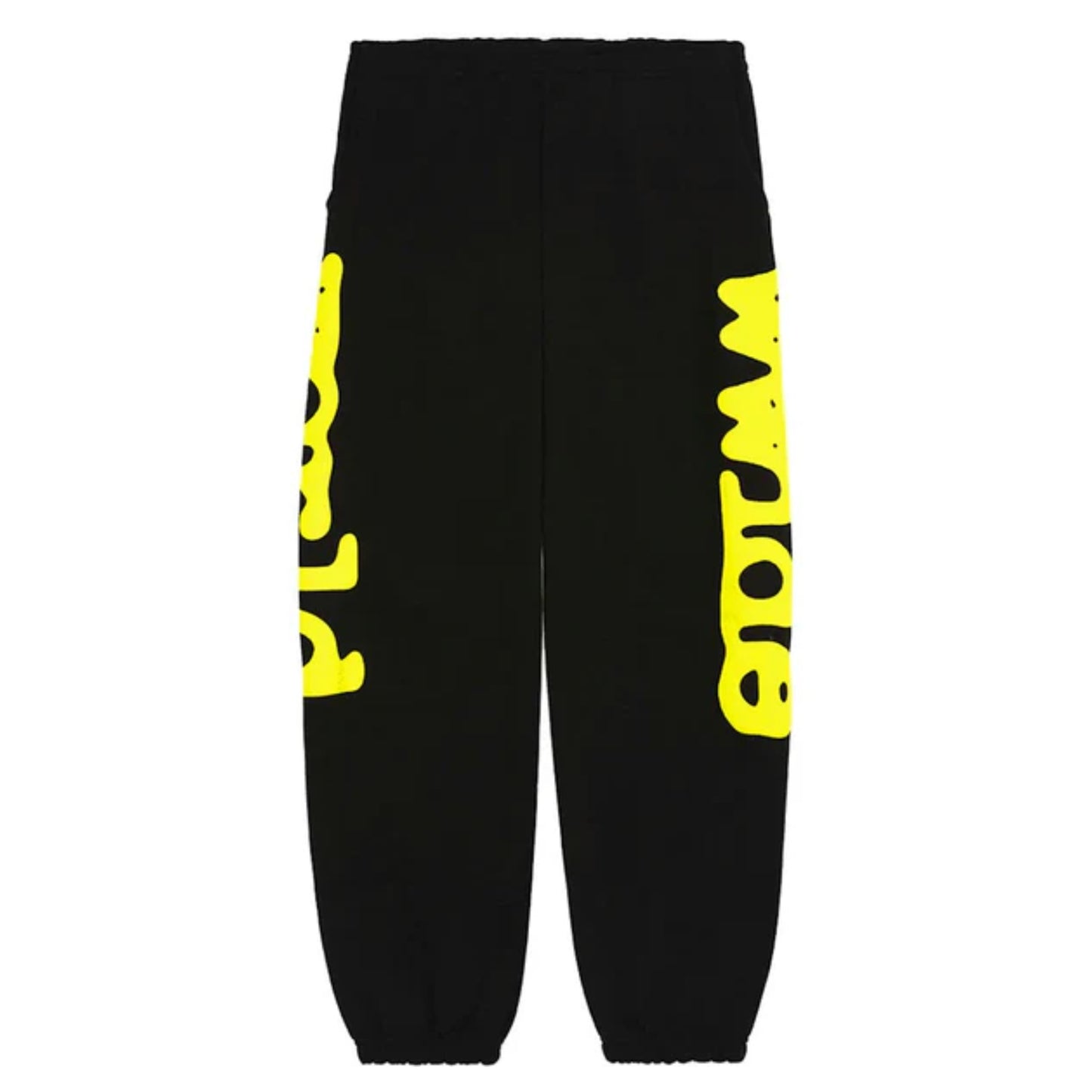 SP5DER SWEATPANT BLACK YELLOW