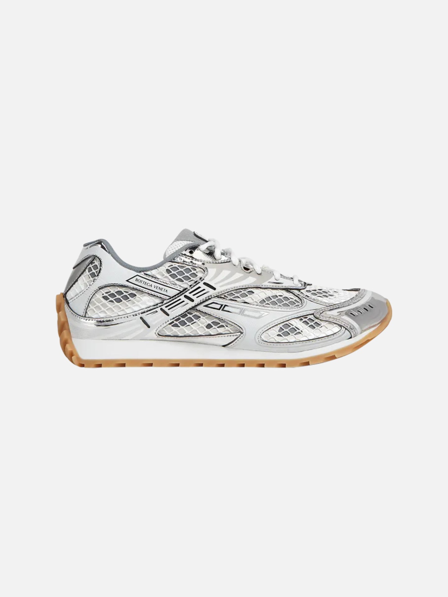 Bottega Veneta Orbit Sneaker 'White Silver'