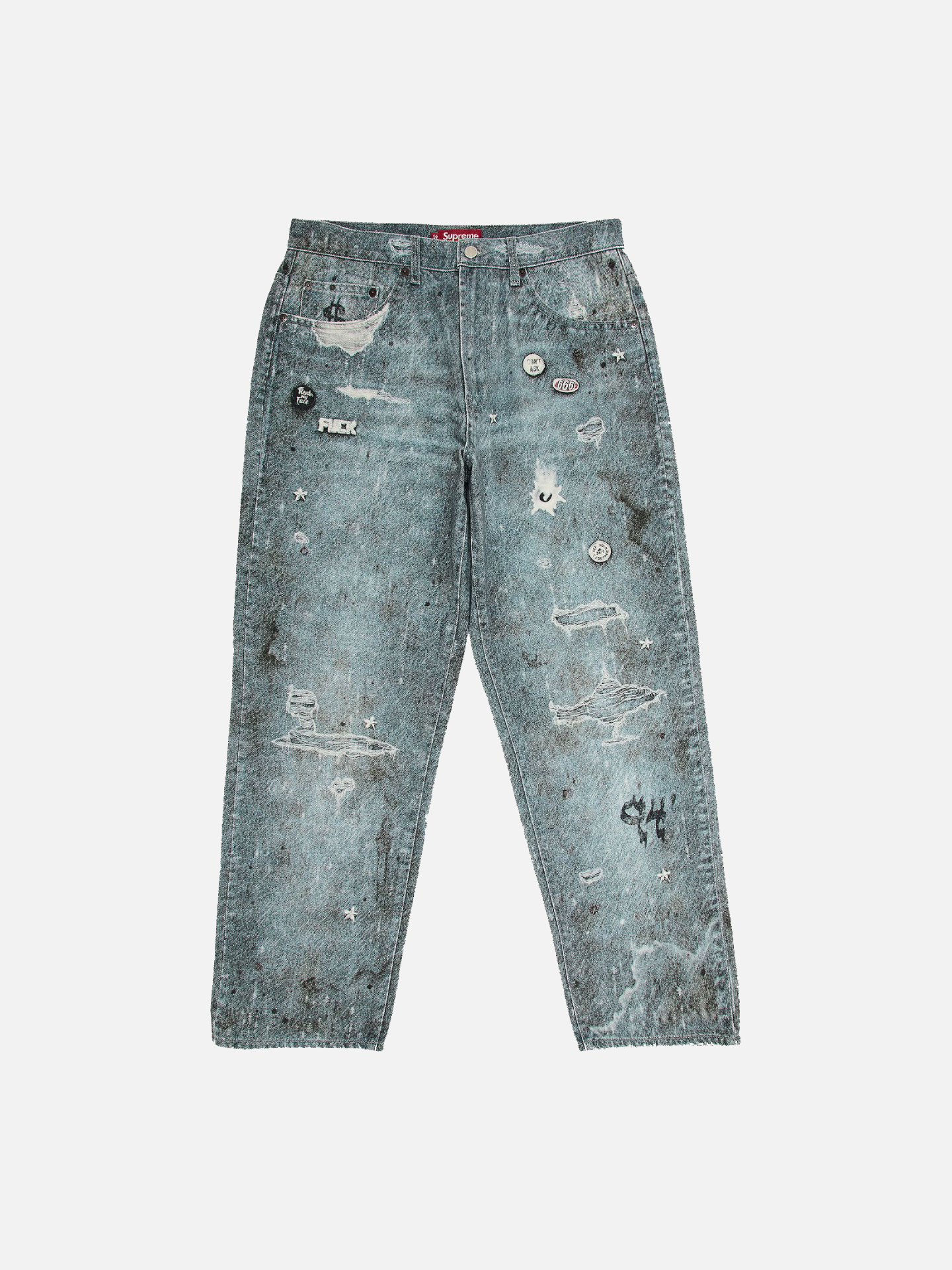 Supreme HJR Trompe L'oeil Loose Fit Jean 'Blue'