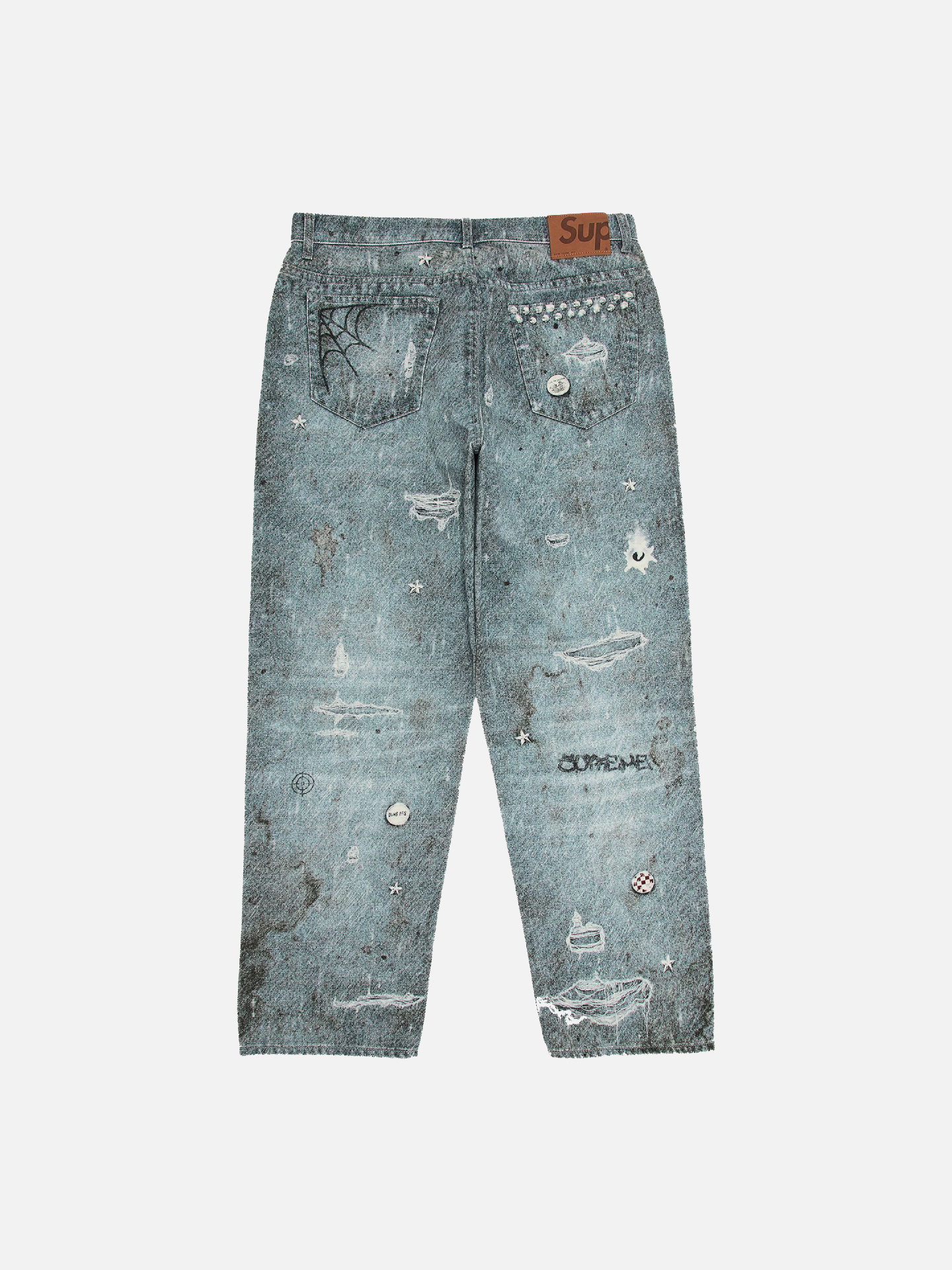 Supreme HJR Trompe L'oeil Loose Fit Jean 'Blue'