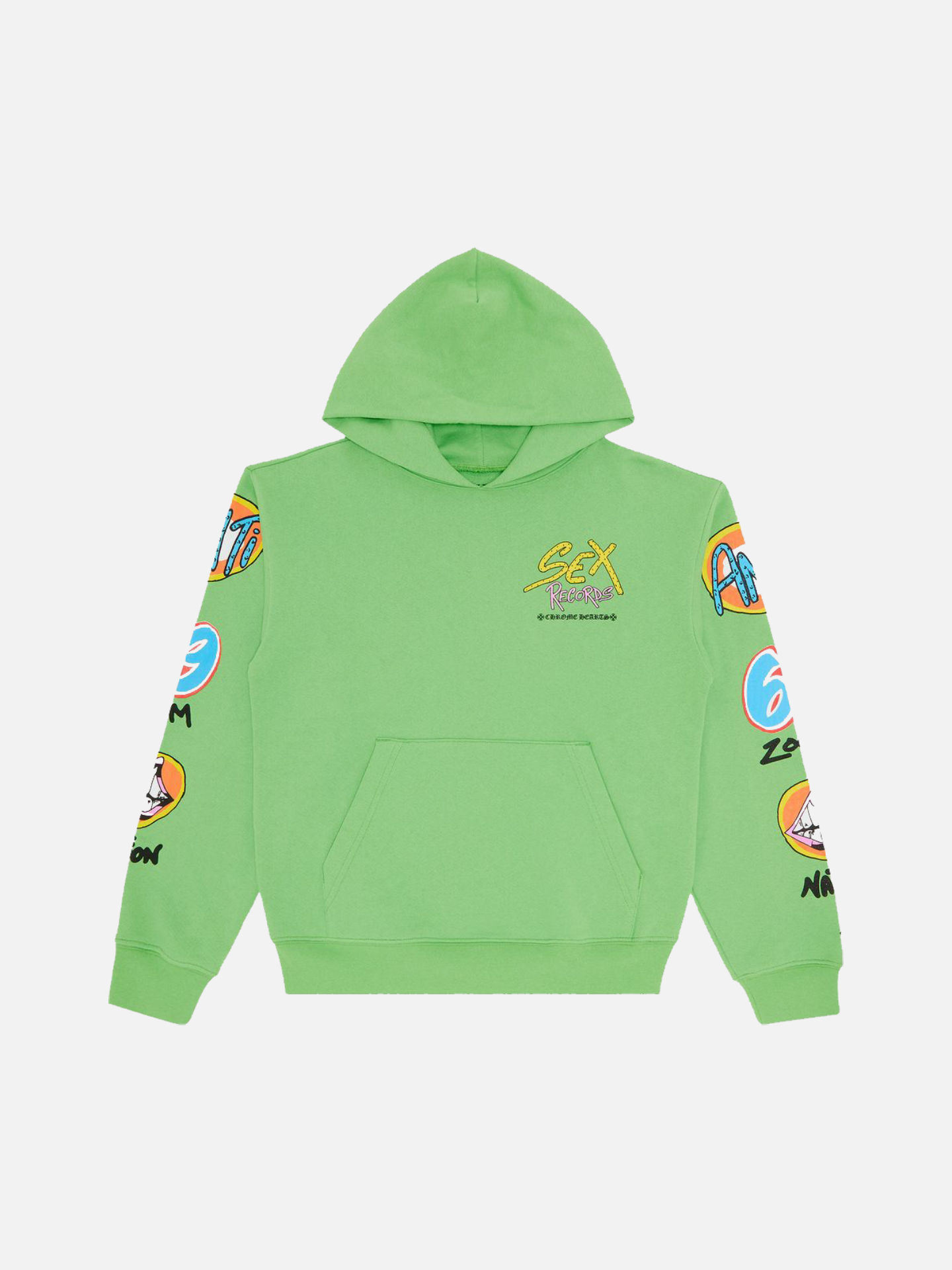 Chrome Hearts x Matty Boy Sex Records Hoodie 'Green'