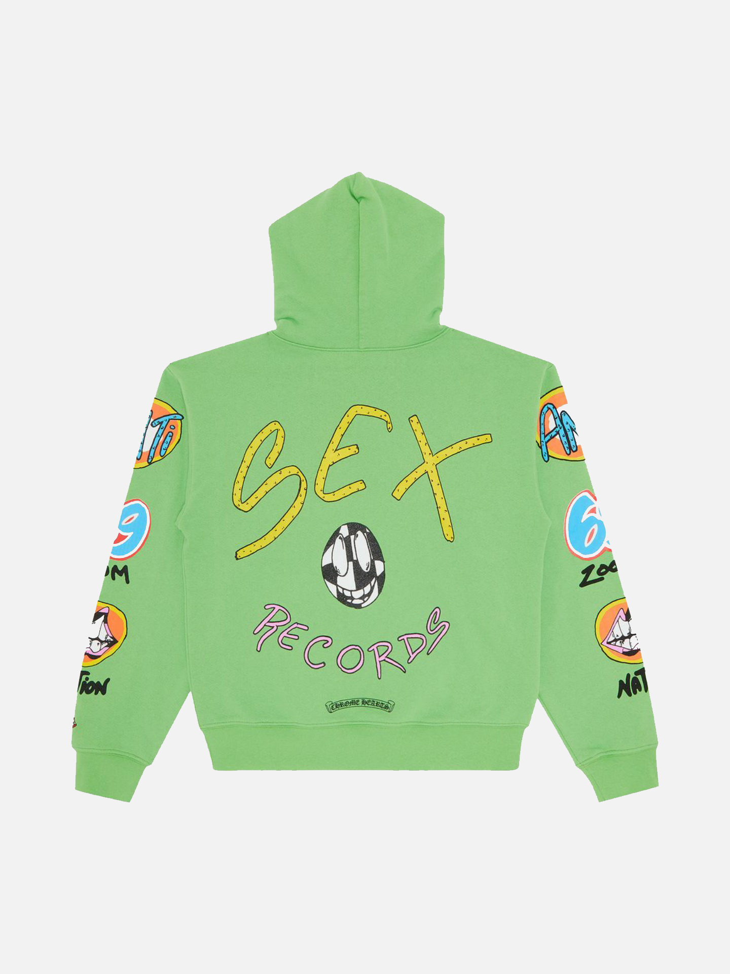 Chrome Hearts x Matty Boy Sex Records Hoodie 'Green'