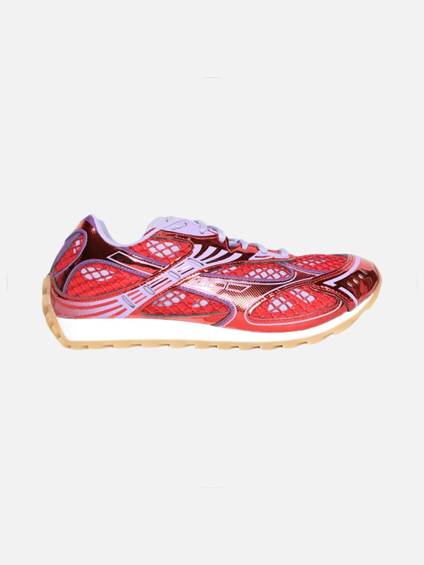 Bottega Veneta Wmns Orbit Sneaker 'Metallic Red Wisteria'