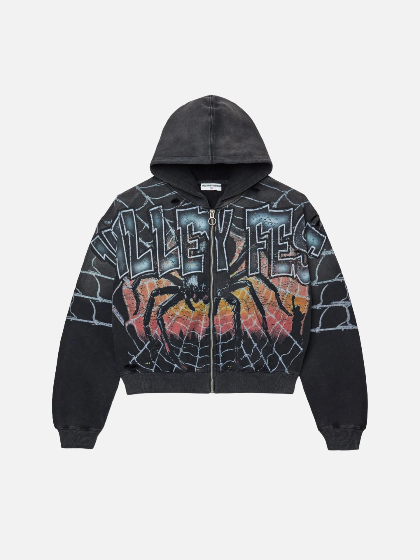 Vale Forever Widow Zip Up Hoodie “Black”