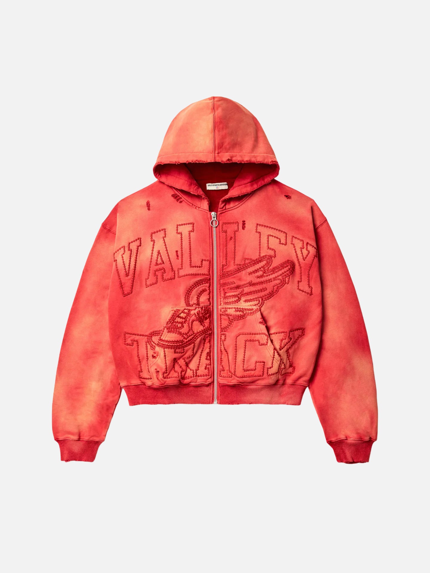 Vale Forever Inferno Garden Zip Up Hoodie ‘Red’