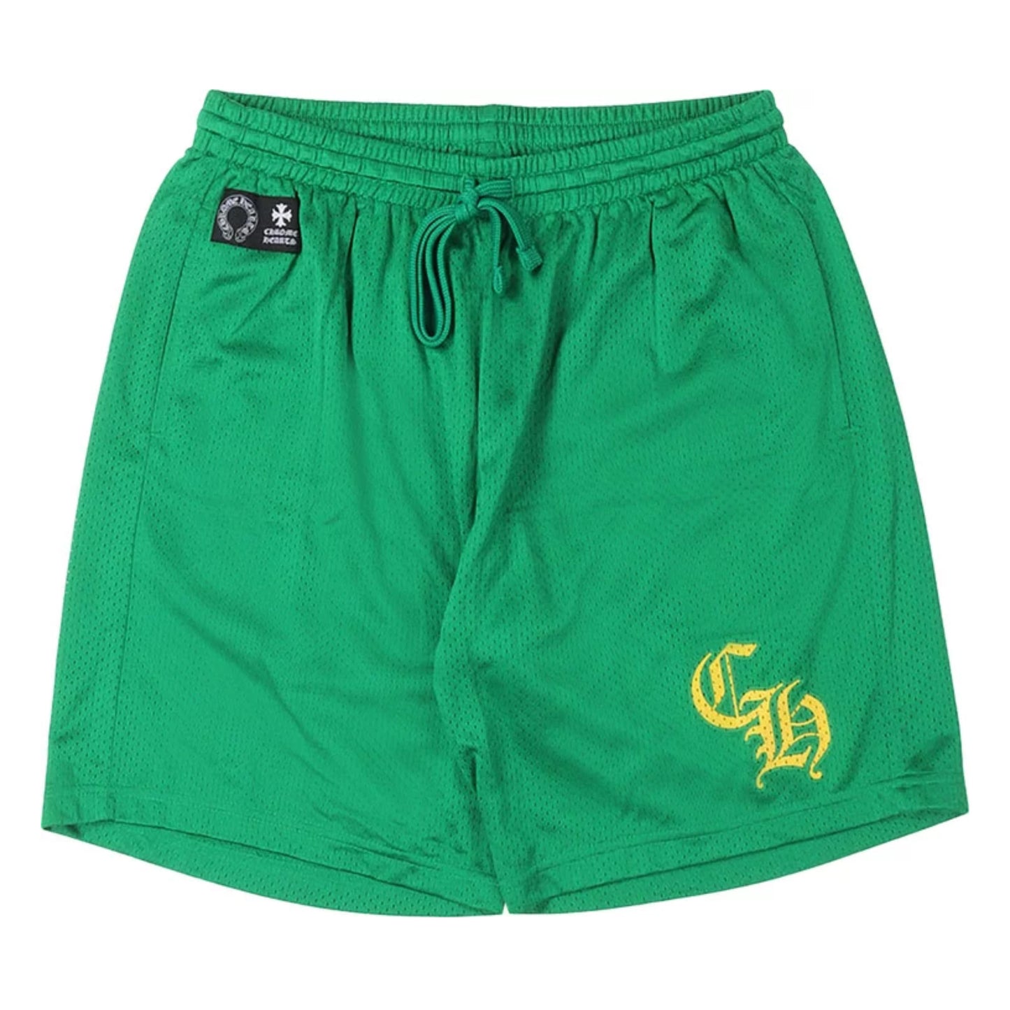 Chrome Hear*s GREEN MESH SHORTS