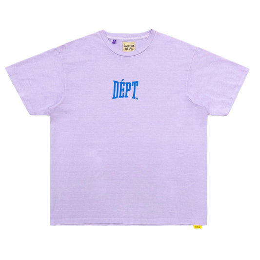 GALLERY DEPT GYM LOGO PURPLE BLUE TEE