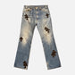 Chrome Hearts x Levi's Cross Patch Denim Pants 'Blue'