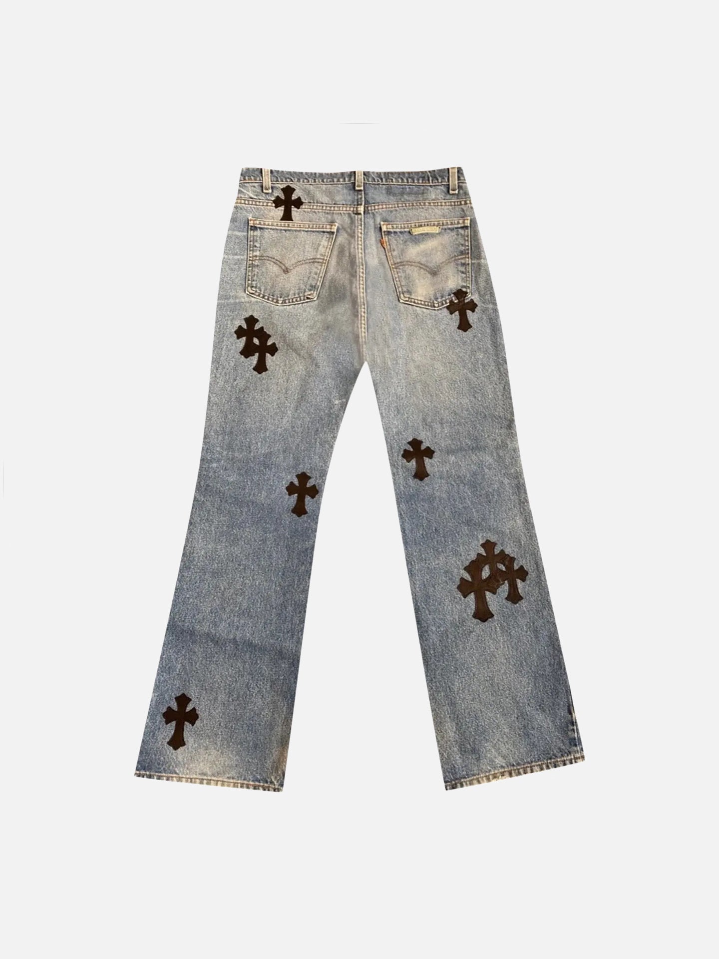 Chrome Hearts x Levi's Cross Patch Denim Pants 'Blue'