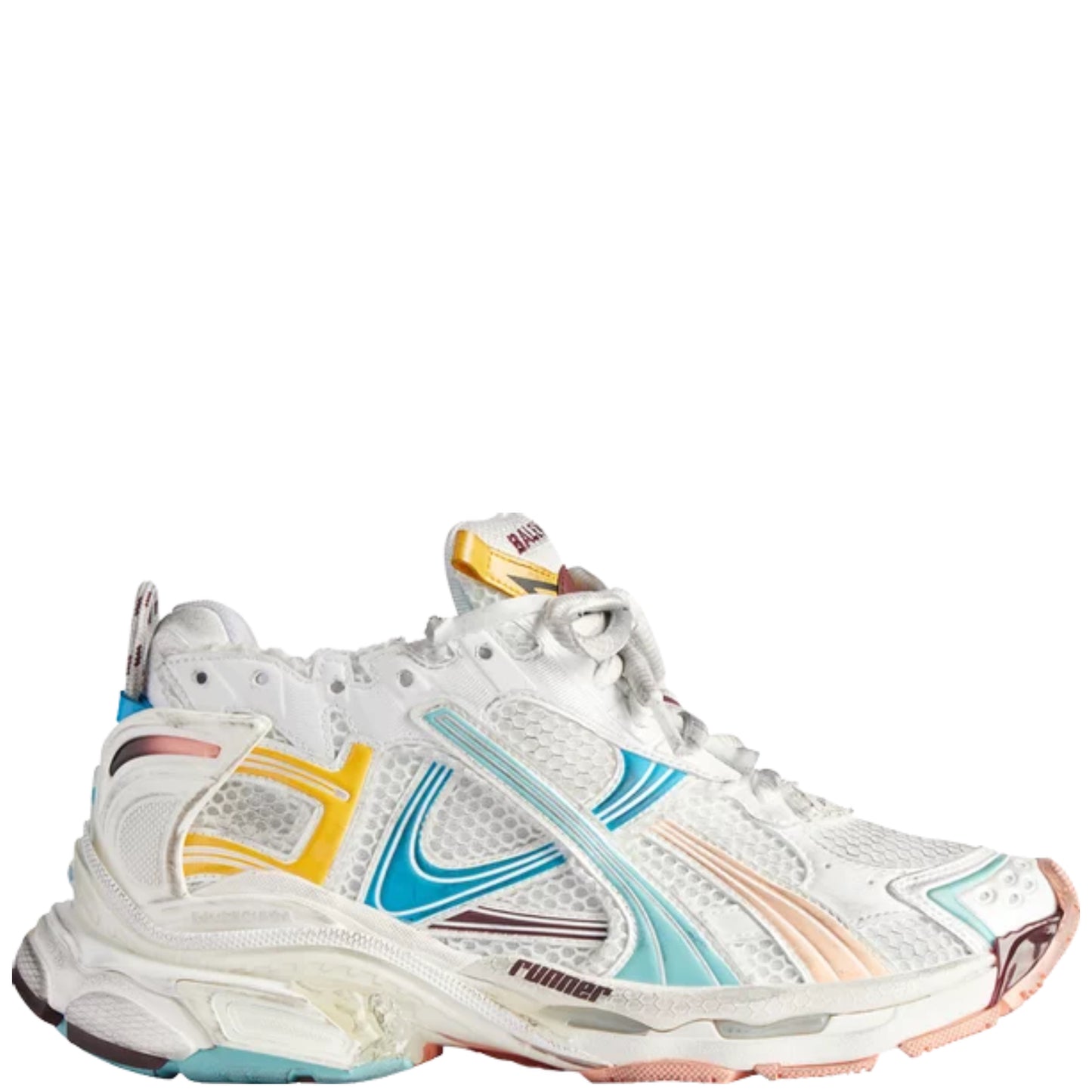 Balenc*aga RUNNER WHITE BLUE PINK MULTICOLOR