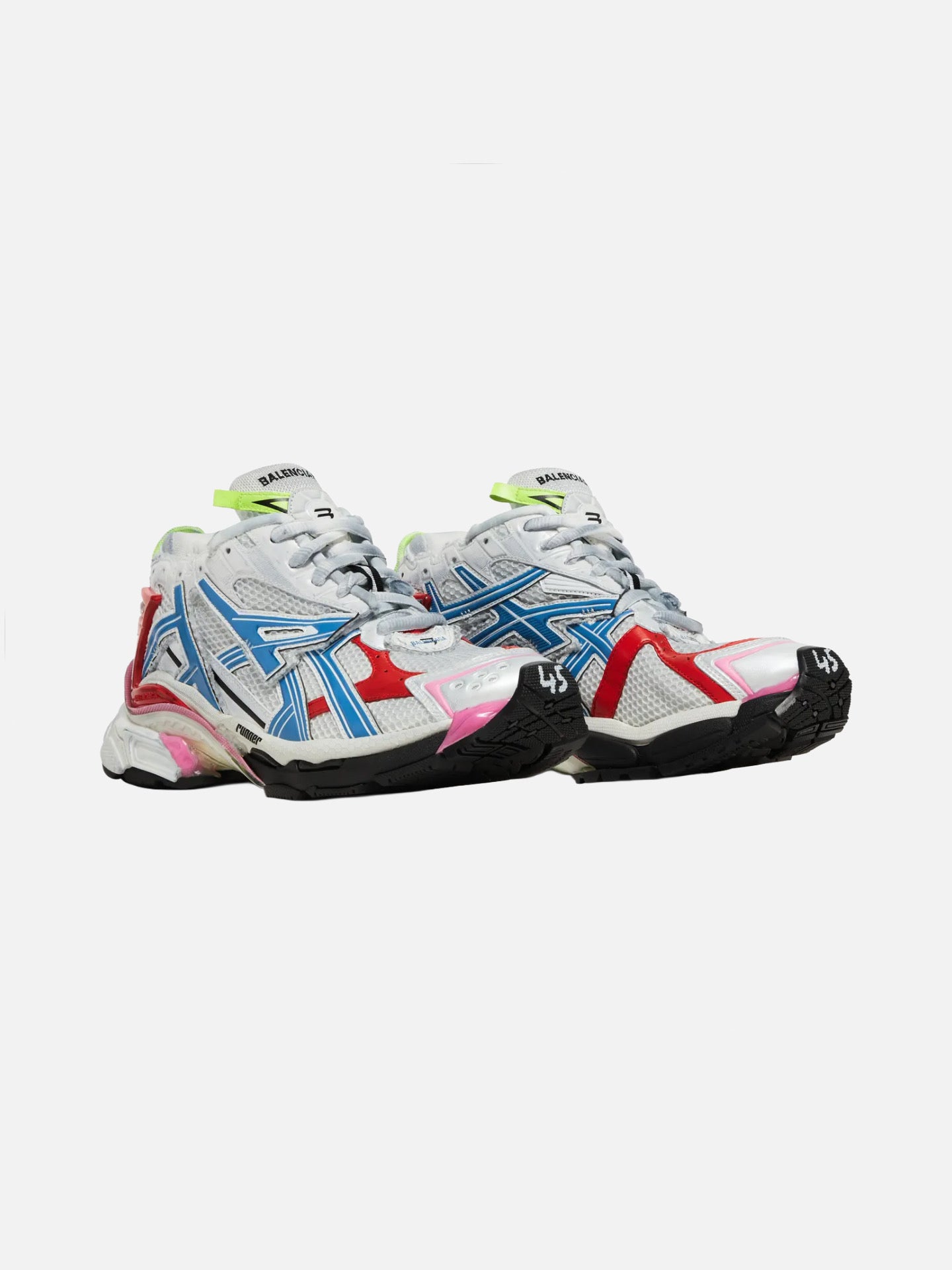 Balenciaga Runner Sneaker 'White Red Blue Pink'