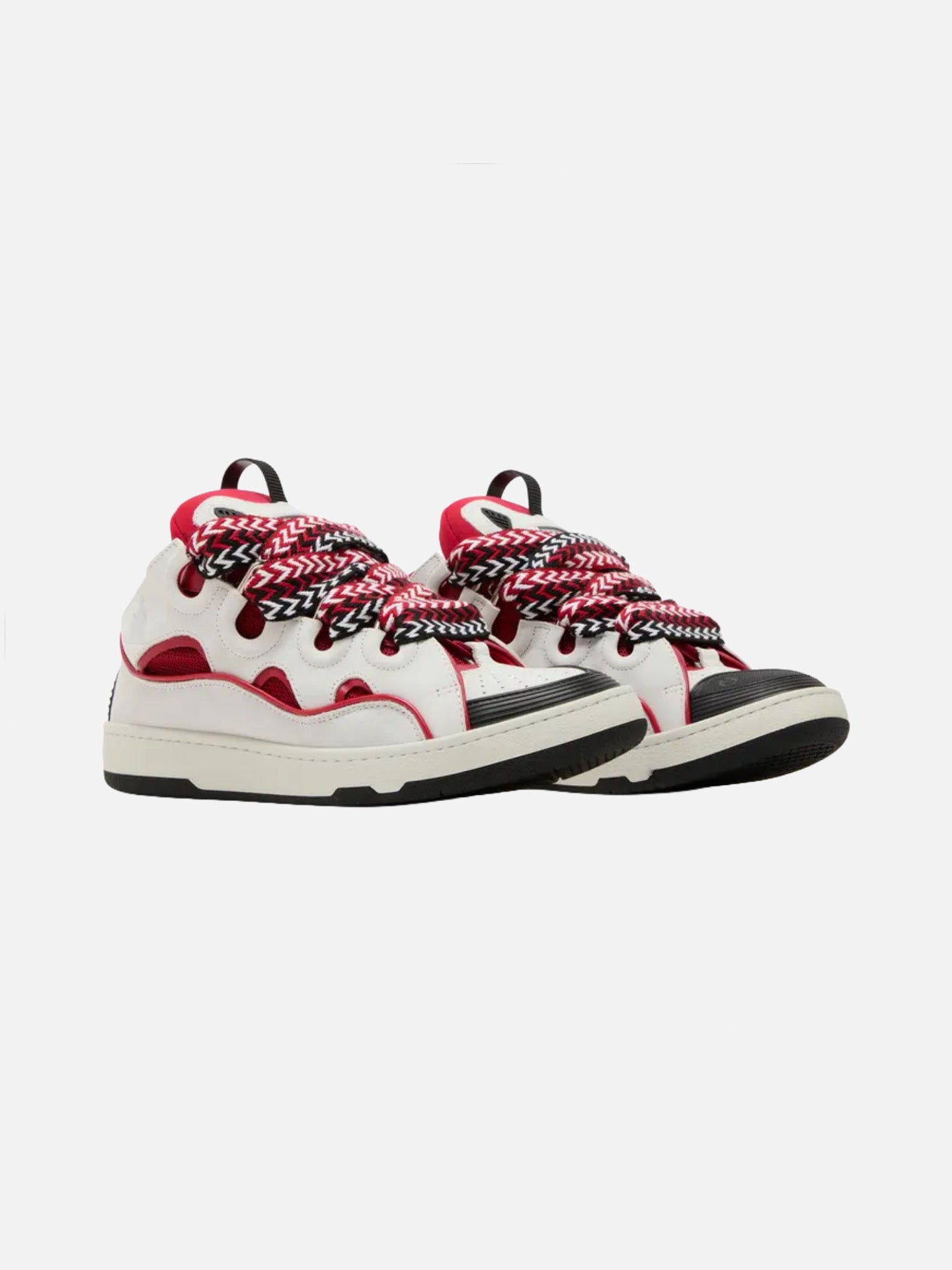 Lanvin Wmns Curb Sneakers 'Red White'