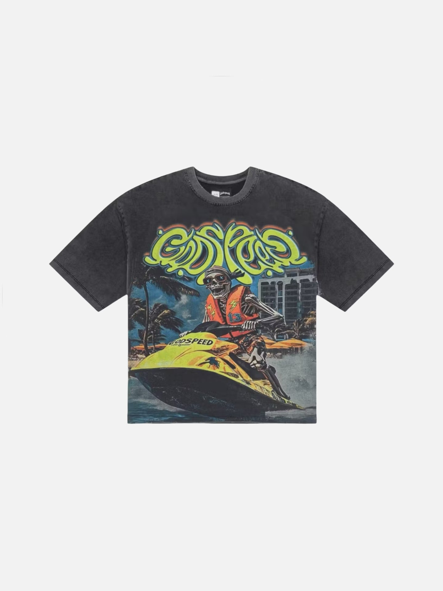 Godspeed Wave Runner T-shirt ‘Grey’