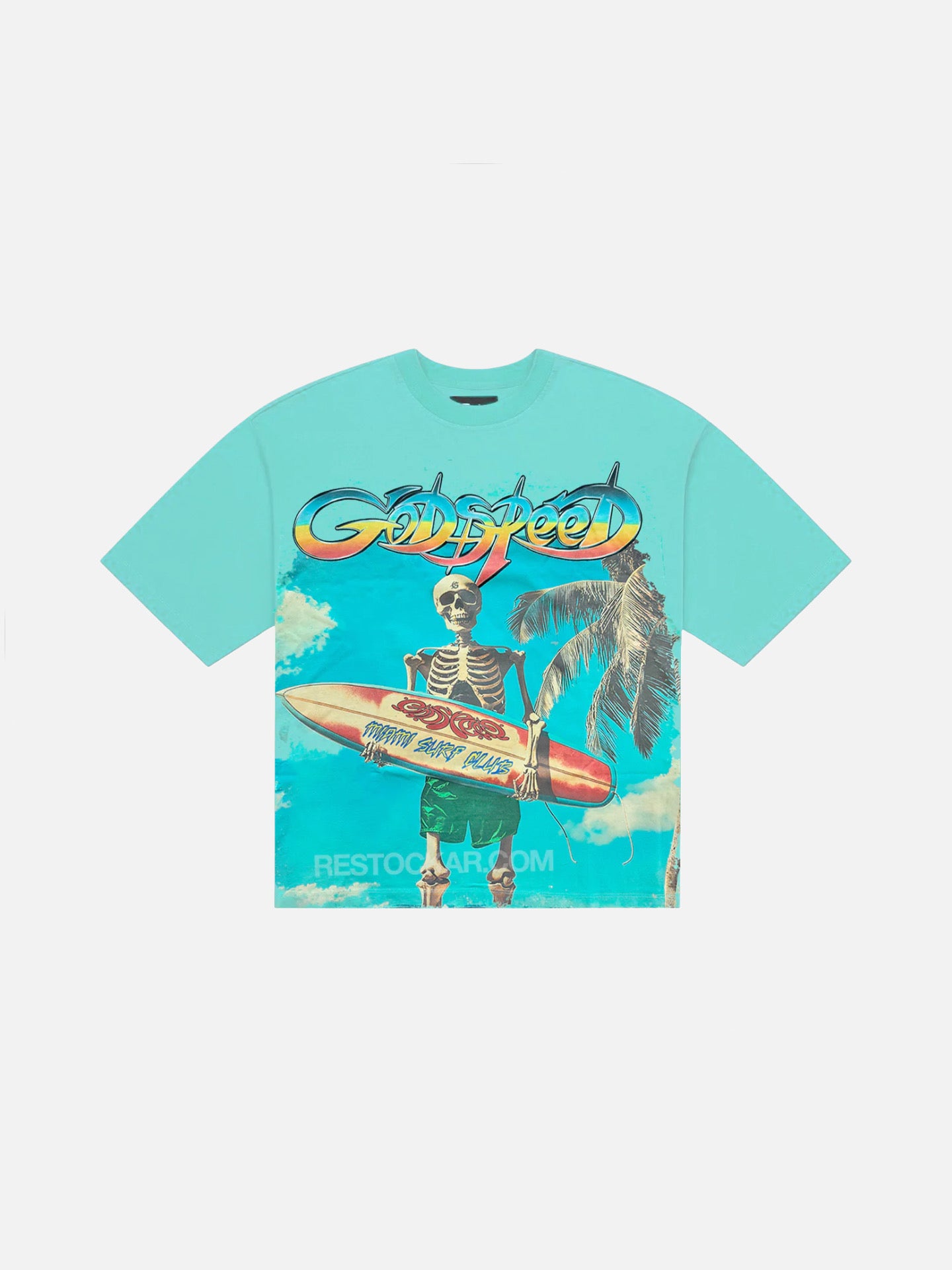Godspeed Miami Surf Club Tee ‘Teal’