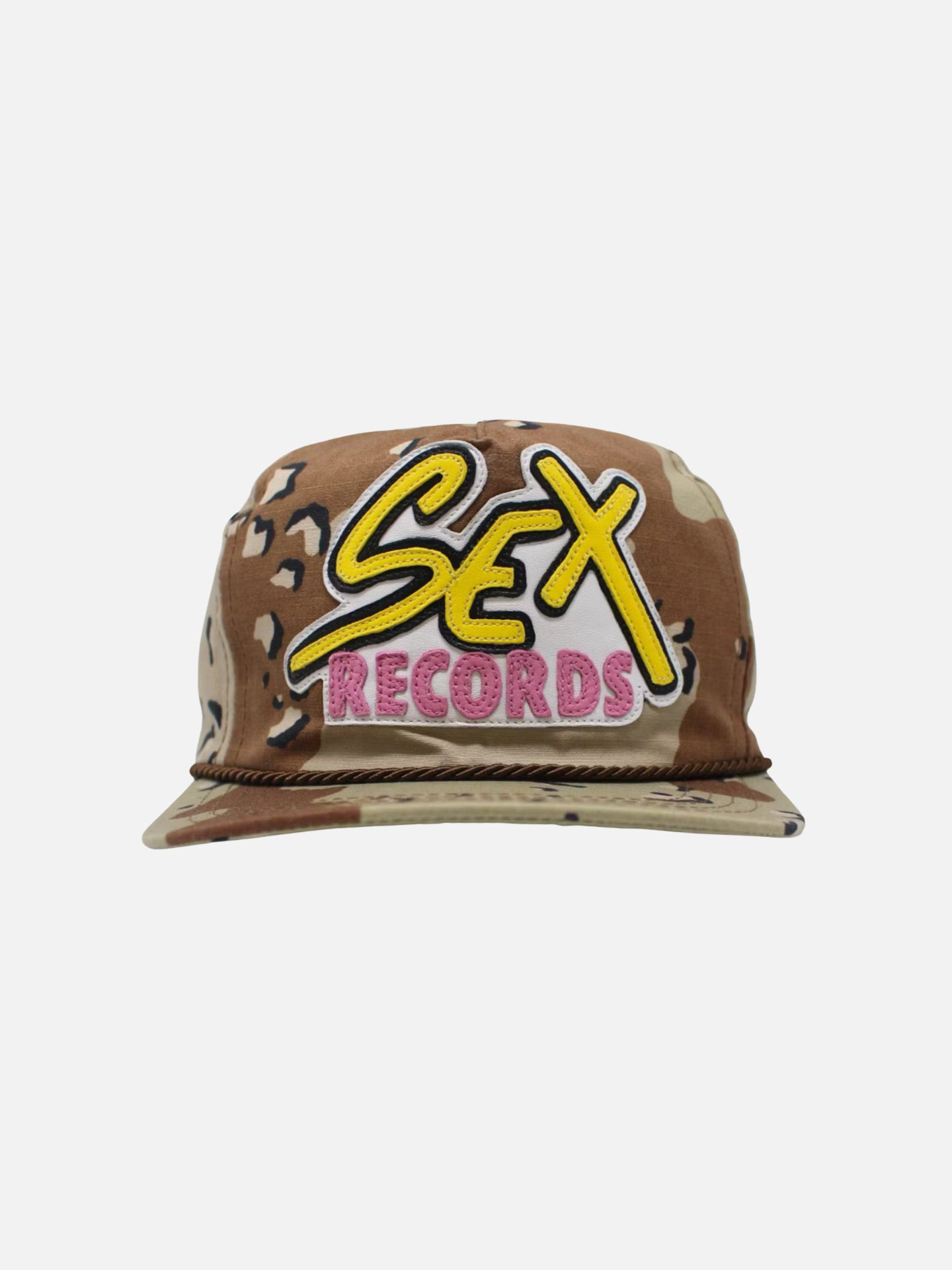 Chrome Hearts Matty Boy Sex Records 5 Panel Hat ‘Chocolate Chip’