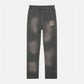 Hellstar Mirror Faced Sweatpants 'Grey'