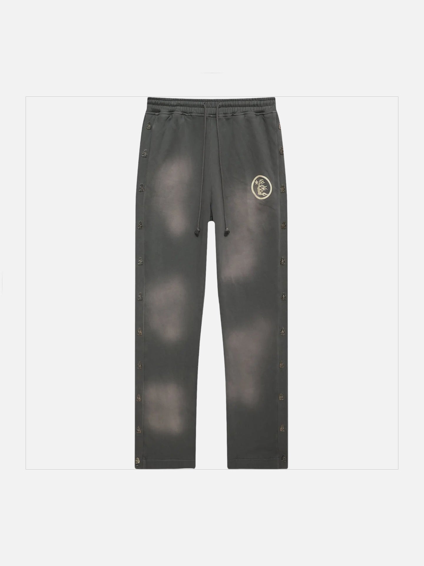 Hellstar Mirror Faced Sweatpants 'Grey'