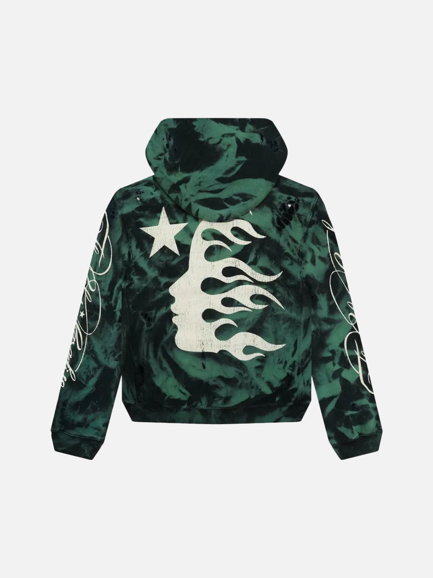 Hellstar Marble Paradise Hoodie 'Green'
