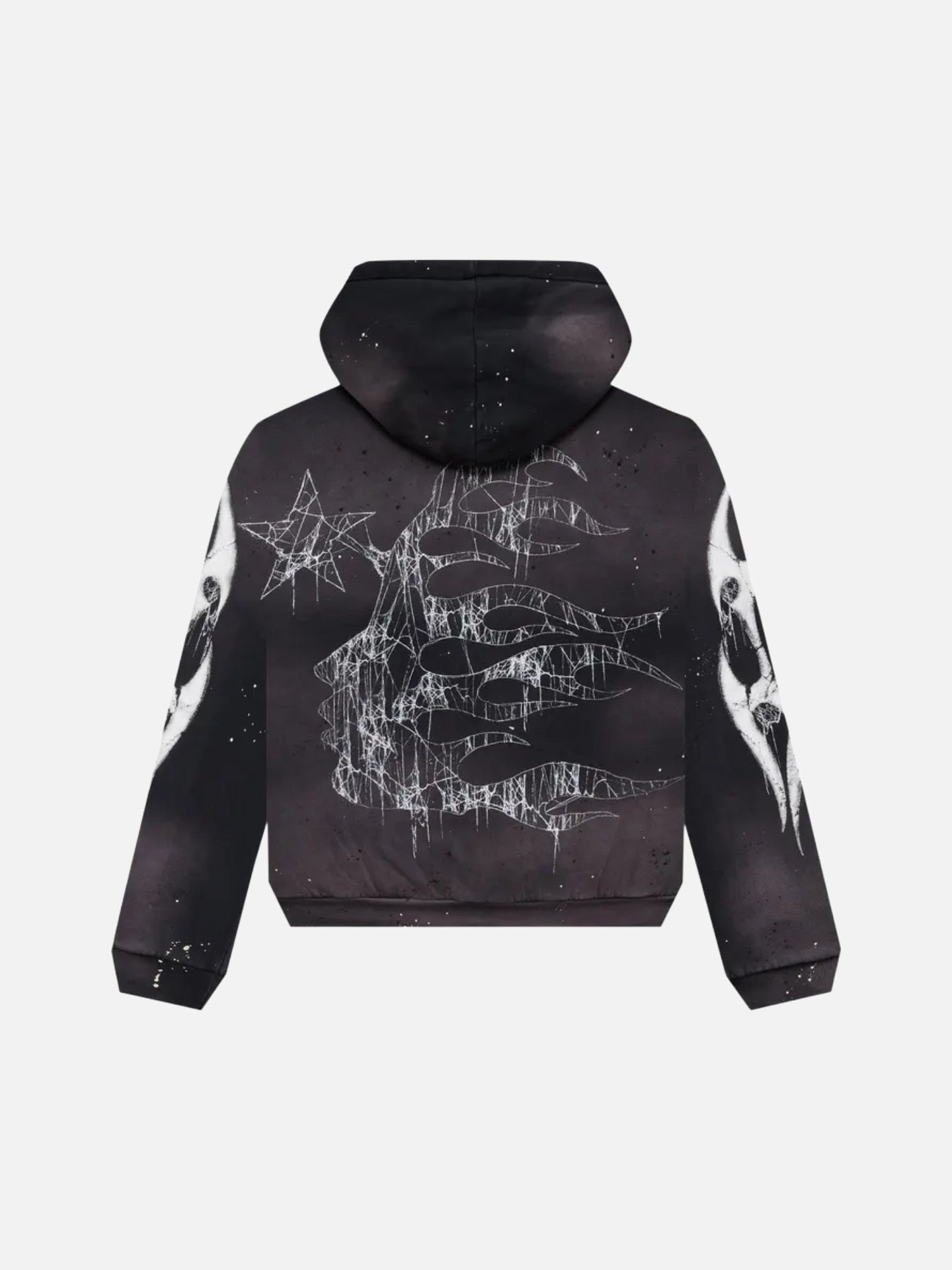 Hellstar Spiderweb Sport Logo Zip-Up 'Black'