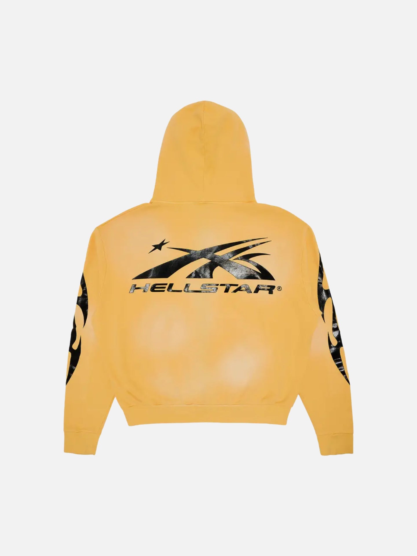 Hellstar Sports Zip Up Sweatshirt 'Yellow'