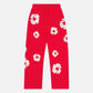 Denim Tears Cotton Wreath Baggy Sweatpants 'Red'