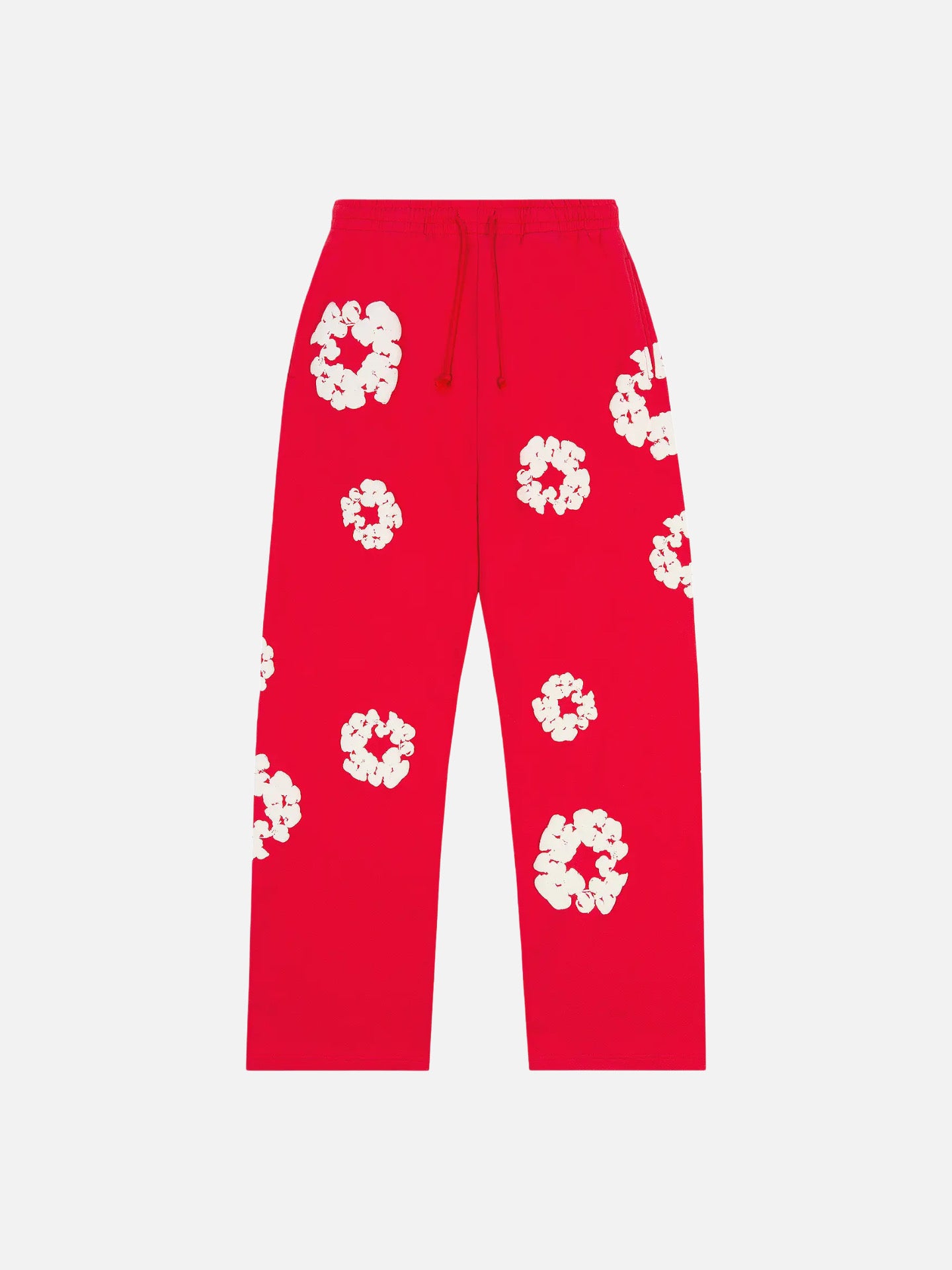 Denim Tears Cotton Wreath Baggy Sweatpants 'Red'