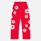 Denim Tears Cotton Wreath Baggy Sweatpants 'Red'