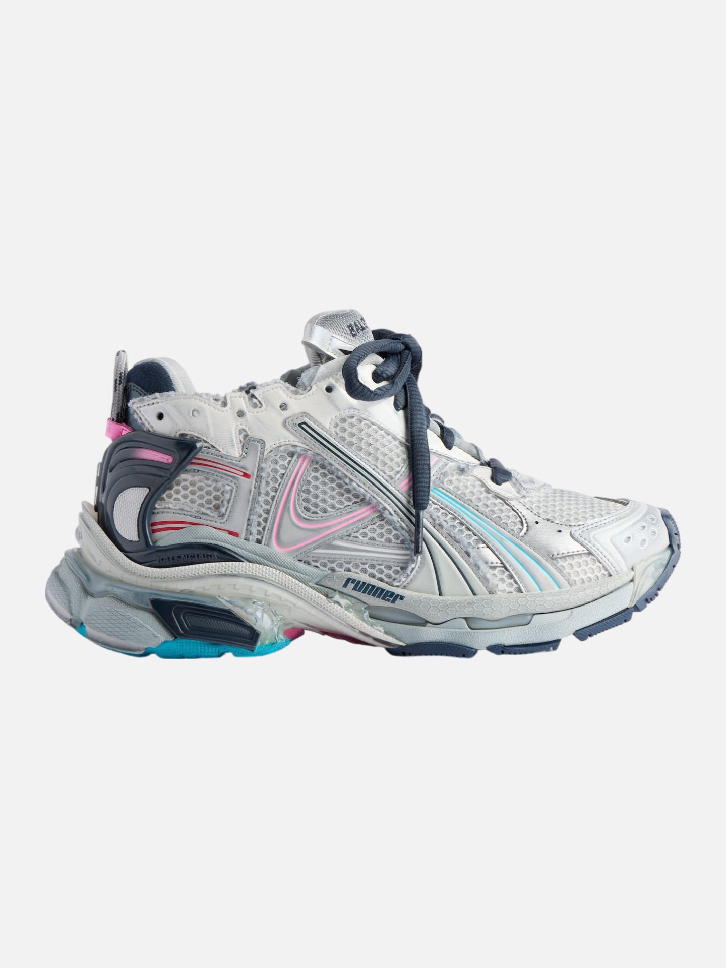 Balenciaga Runner Sneaker “Light Beige/Pink/Blue”