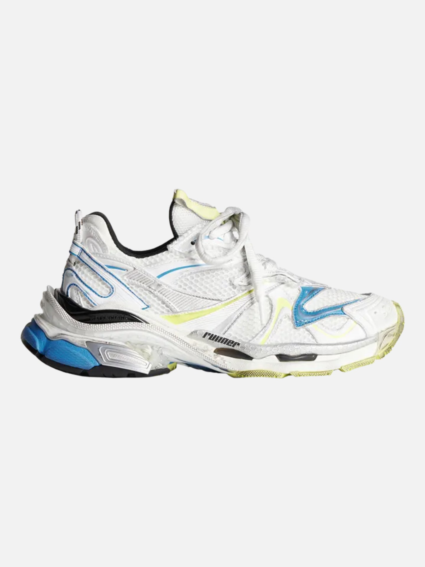 Balenciaga Runner Sneaker 'Worn-Out - White Yellow Blue'