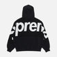 Supreme Big Logo Jacquard Hooded Sweatshirt 'Black'