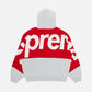 Supreme Big Logo Jacquard Hooded Sweatshirt 'Heather Grey'