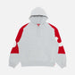 Supreme Big Logo Jacquard Hooded Sweatshirt 'Heather Grey'