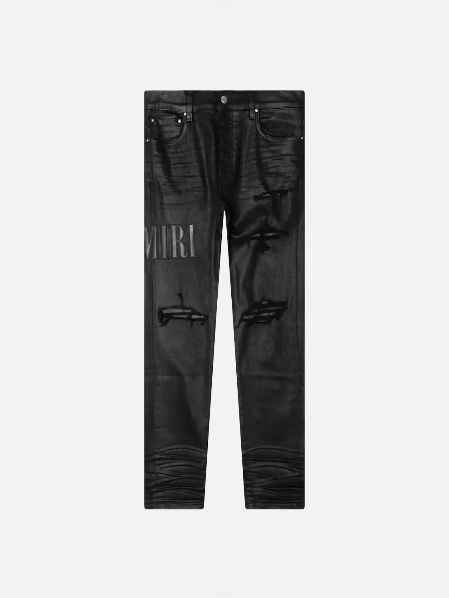 Amiri Wax Logo Jean 'Black'