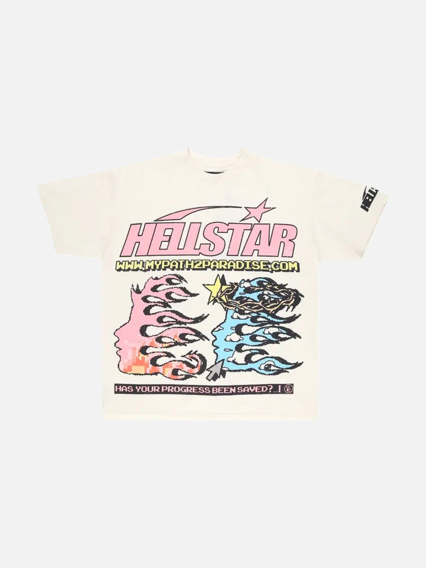 Hellstar Pixel T-Shirt 'White'