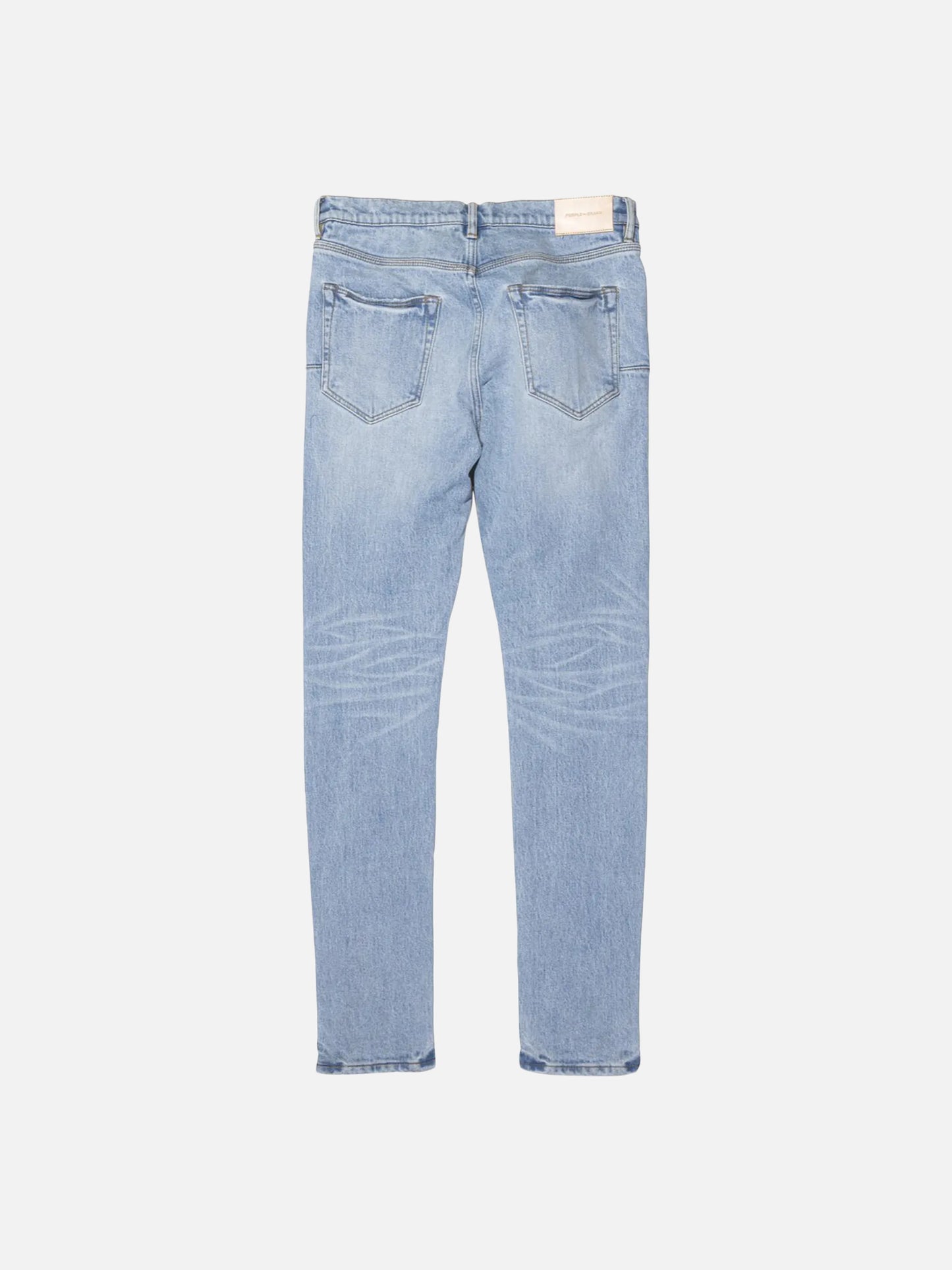 PURPLE BRAND Halftone Wordmark Jeans 'Light Indigo'
