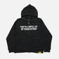 Awful Lot Of Cough Syrup Rhinestone Hoodie 'Black'