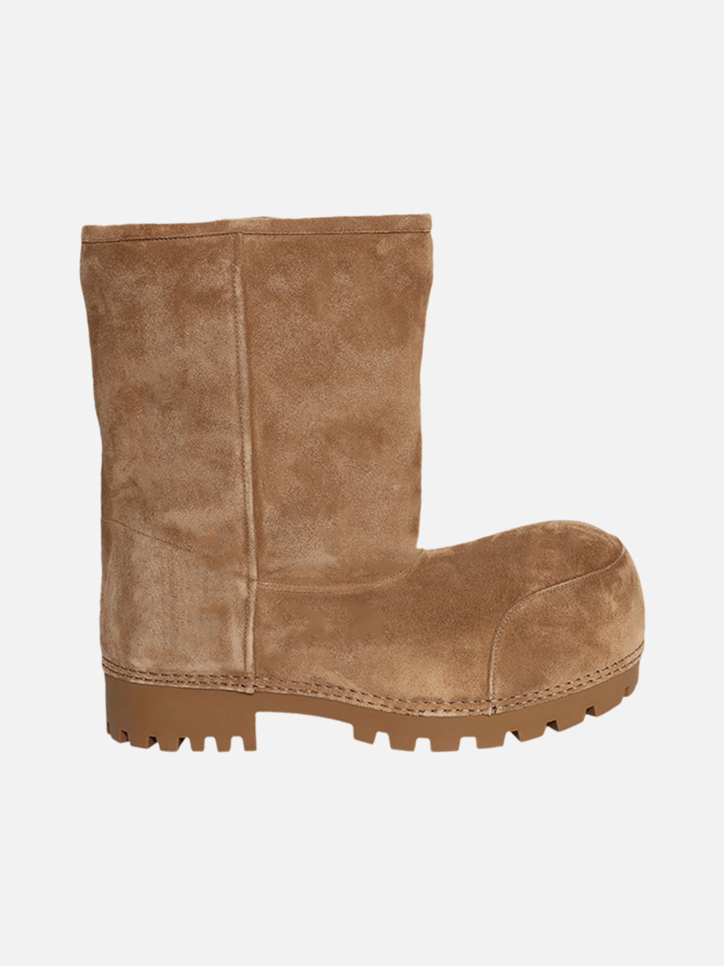 Balenciaga Alaska Fur Low Boot 'Brown'