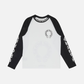 Chrome Hearts Horseshoe Neck Logo 3/4 Shirt 'Black/White'
