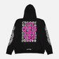 Chrome Hearts Eye Chart Dagger Zip-Up Hoodie 'Black'