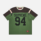 Supreme Split Short-Sleeve Football Top 'Green'