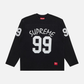 Supreme 99 Long-Sleeve Football Top 'Black'