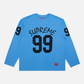 Supreme 99 Long-Sleeve Football Top 'Blue'